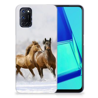OPPO A52 | A72 | TPU Hoesje | Paarden