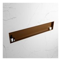 Wandnis Solid Surface Easy | In- en opbouw | 150x30x8 cm | 1 vak | Rust