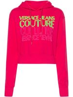 Versace Jeans Couture sweat crop Upside Down - Rose