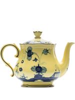 GINORI 1735 théière Oriente Italiano à fleurs - Jaune