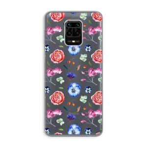 Bloemetjes: Xiaomi Redmi Note 9 Pro Transparant Hoesje