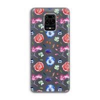 Bloemetjes: Xiaomi Redmi Note 9 Pro Transparant Hoesje