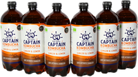 Captain Kombucha Ginger Lemon (6 x 1000 ml)