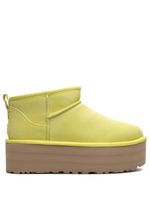 UGG bottines Classic Ultra Mini Plateform 'Pearfect' - Jaune - thumbnail