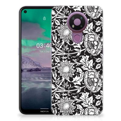 Nokia 3.4 | TPU Case | Black Flowers Nokia 3.4 | TPU Case | Black Flowers