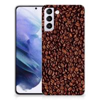 Samsung Galaxy S21 Plus | Siliconen Case | Koffiebonen