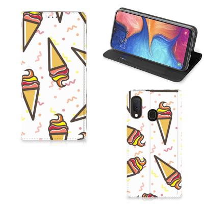 Samsung Galaxy A20e | Flip Style Cover | Icecream