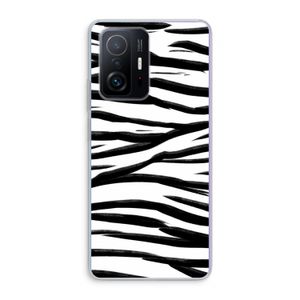 Zebra pattern: Xiaomi 11T Transparant Hoesje