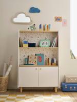 Lage boekenkast met plank LIGNE TERRAZZO beige