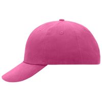 Fuchsia roze baseballcap voor volwassenen