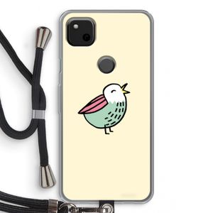 Birdy: Pixel 4a Transparant Hoesje met koord