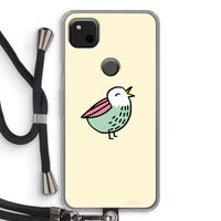 Birdy: Pixel 4a Transparant Hoesje met koord