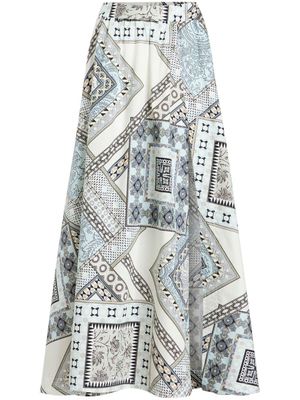 ETRO chemise en coton à imprimé géométrique - Blanc