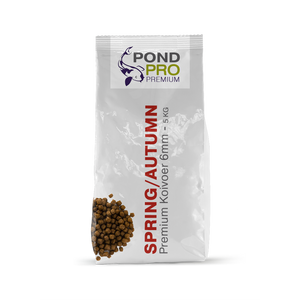 Pond Pro Premium Koi Voer 6 mm - 5 kg - Optimaal Voor- en Najaarsvoer, Rijk aan Voedingsstoffen