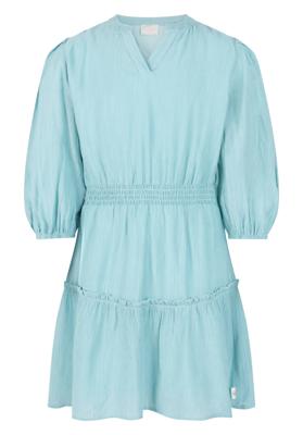 Dress Arielle Crinkle Vis Aquamarine