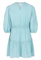 Dress Arielle Crinkle Vis Aquamarine