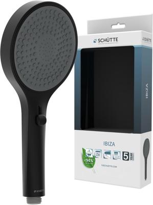 Schutte IBIZA Handdouche | Mat Zwart/Antraciet - 60266