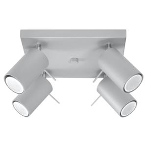 Plafondlamp RING 4 grijs