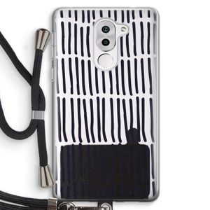 Moroccan stripes: Honor 6X Transparant Hoesje met koord