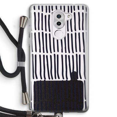 Moroccan stripes: Honor 6X Transparant Hoesje met koord