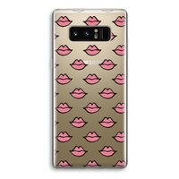 Lipjes: Samsung Galaxy Note 8 Transparant Hoesje Lipjes: Samsung Galaxy Note 8 Transparant Hoesje