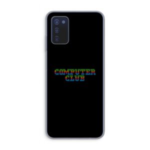 Retro: Samsung Galaxy A03s Transparant Hoesje