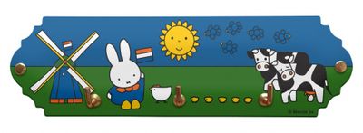 Dick Bruna Nijntje kapstok staal 22 cm