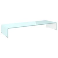 The Living Store TV-meubel - Glas - 90x30x13 cm - Groen