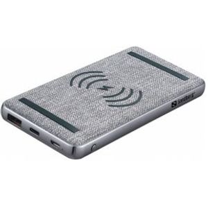 Sandberg 420-61 powerbank Lithium-Polymeer (LiPo) 10000 mAh Draadloos opladen Zwart, Grijs