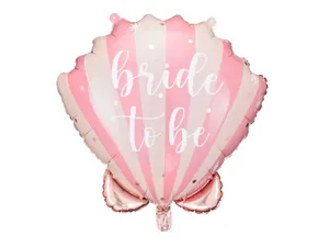 Folieballon Bride To Be Schelp (52x50cm)