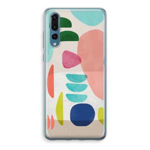 Bold Rounded Shapes: Huawei P20 Pro Transparant Hoesje