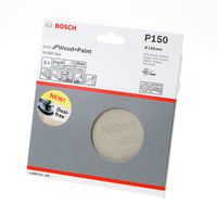 Bosch Schuurschijfnet Wood and Paint 150mm K150 M480 blister van 5 schijven - thumbnail