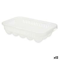 Eierdop Kinvara 02 1067 02 1067 Wit Transparant Plastic 17,5 x 7 x 28,5 cm (12 Stuks)
