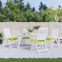 VidaXL Palletkussens 4 st 50x50x7 cm oxford stof felgroen