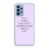 Relatief: Samsung Galaxy A52 Transparant Hoesje Relatief: Samsung Galaxy A52 Transparant Hoesje