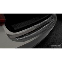 Zwart RVS Bumper beschermer passend voor Audi A7 (C8) Sportback 2018 'Ribs' AV245229 - thumbnail