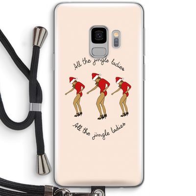 Jingle Ladies: Samsung Galaxy S9 Transparant Hoesje met koord