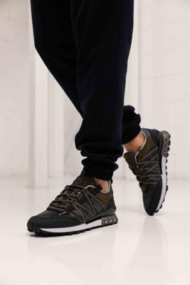 Cruyff Fearia Hex-Tech Sneakers Heren Grijs/Groen - Maat 40 - Kleur: GroenGrijs | Soccerfanshop