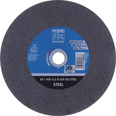 PFERD TOOLS 100 T 400-4,3 N SGP HD STEEL/40,0 66324195 Doorslijpschijf recht 400 mm 10 stuk(s) Getemperd staal, Staal