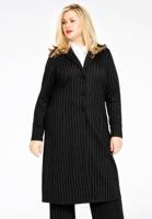 Yoek Lange blazer PINSTRIPE | Zwart | Maat 54/56
