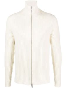 Jil Sander cardigan zippé à col montant - Tons neutres