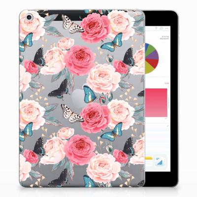 Apple iPad 9.7 2018 | 2017 | Siliconen hoesje | Butterfly Roses Apple iPad 9.7 2018 | 2017 | Siliconen hoesje | Butterfly Roses