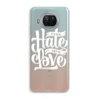 Turn hate into love: Xiaomi Mi 10T Lite 5G Transparant Hoesje