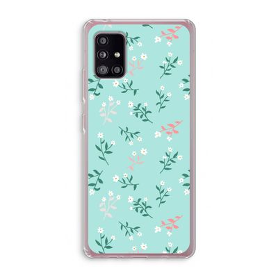 Small white flowers: Samsung Galaxy A51 5G Transparant Hoesje