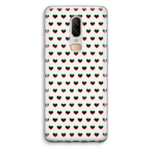 Hartjes: OnePlus 6 Transparant Hoesje