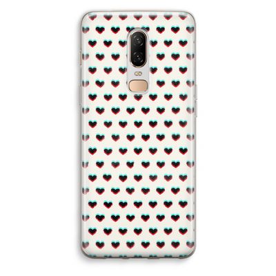 Hartjes: OnePlus 6 Transparant Hoesje
