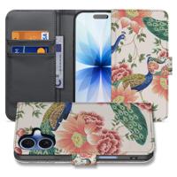 Portemonnee Hoesje Apple iPhone 17 Pink Peacock