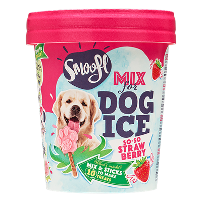 Smoofl Hondenijs aardbei 160 gram