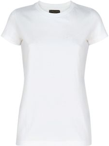 Giuseppe Zanotti t-shirt à logo brodé - Blanc