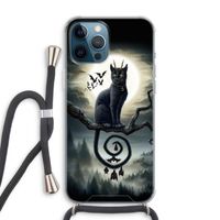 Moonlight Companions: iPhone 12 Pro Max Transparant Hoesje met koord